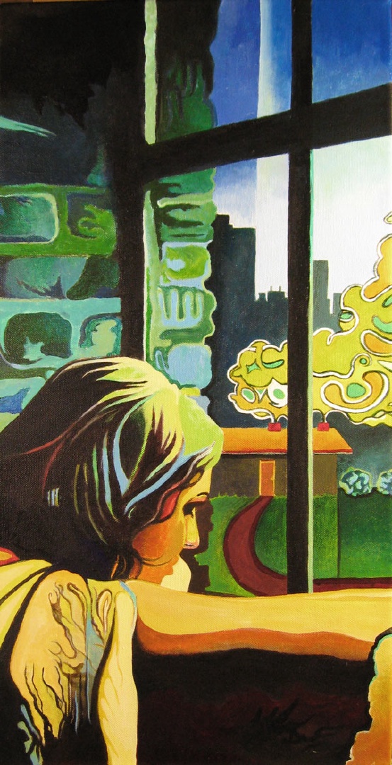 Inside Looking Out - acrylic